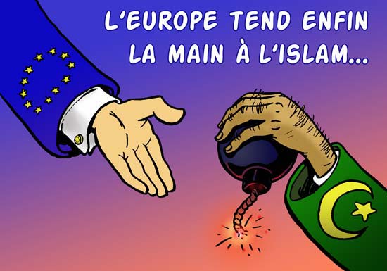 Risultati immagini per islam europe cartoon