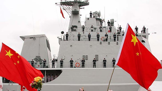 a signal by Beijing that it means to become a truly global naval power